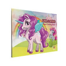 51 كراس تلوين للاطفال حجم كبير يونيكورن - الصورة 1