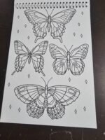 ⁦كراس 6 تلوين للكبار  فراشات | منديلا⁩ - الصورة ⁦2⁩