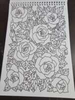 ⁦كراس 5 تلوين للكبار  ورود | منديلا⁩ - الصورة ⁦5⁩