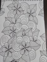 ⁦كراس 5 تلوين للكبار  ورود | منديلا⁩ - الصورة ⁦4⁩