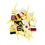 ⁦خريطة العالم ( لوح خشبي و٣٦ علم )⁩ - الصورة ⁦4⁩