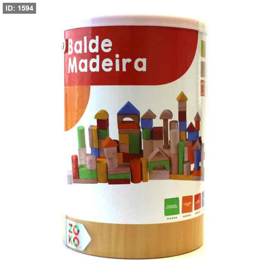 مكعبات خشبية ملونة